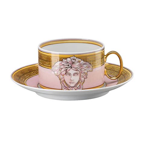 versace medusa tea glass|Versace coffee cup sets.